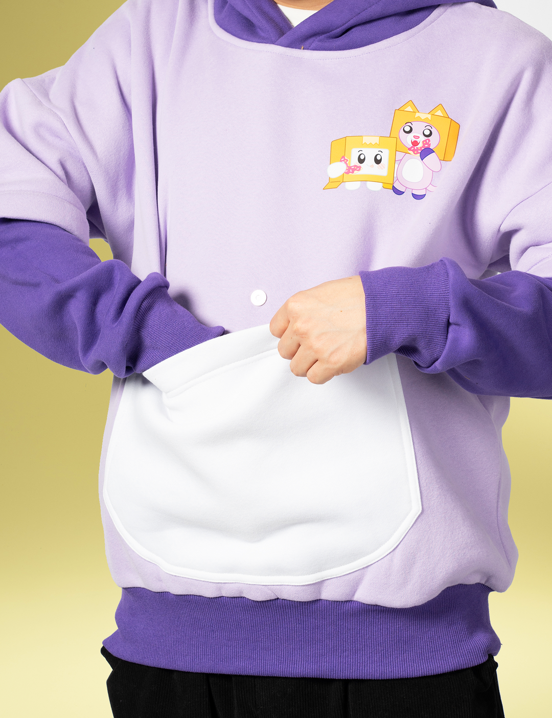 CANDY STRIPPER　E.T. LAYERED HOODIE Hershey Cotton Candy Tie Dye Youth Sweatshirt — Hersheypark